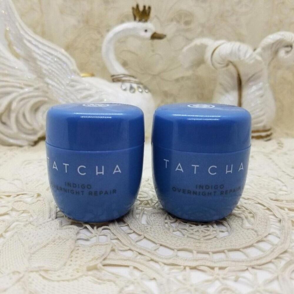 2x Tatcha Indigo Overnight Repair Cream 10ml New